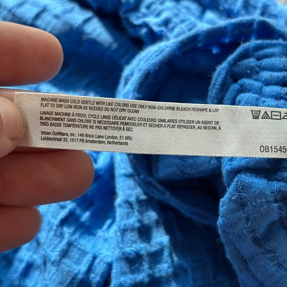 FP Beach Womens Tunic Medium Blue Swim Cover Up Beach Rusch Boho Coastal 18348 - Picture 7 of 8